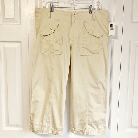 GAP Pants & Jumpsuits Nwt Gap Beige Cream Khaki Y2k Style Cargo